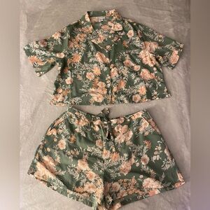 Floral Pajamas Set